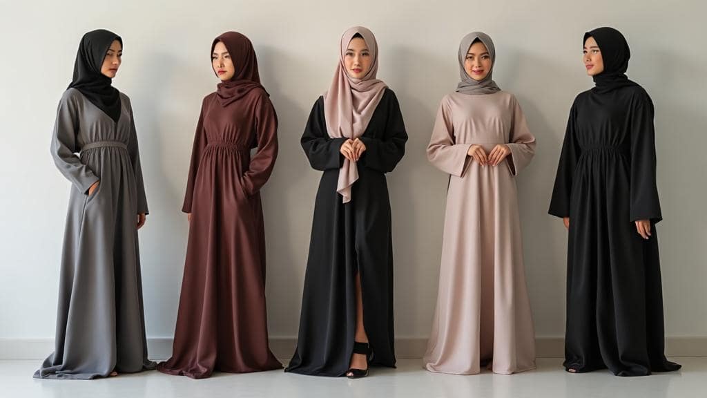 What is an abaya - elegant Islamic modest fashion and religious wear for Muslim women
